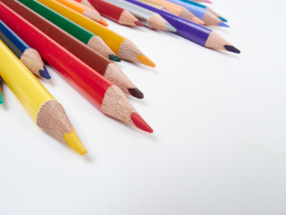 Naklejka premium color pencils