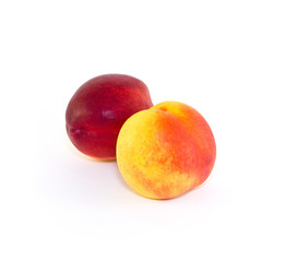 Ripe sweet nectarine peach