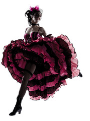 Obraz premium woman dancer dancing french cancan