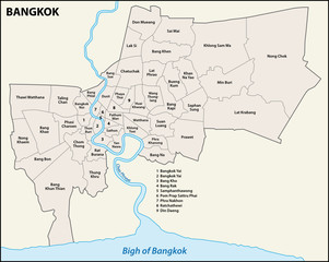 Bangkok, Districts