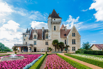 Chateau des milandes - obrazy, fototapety, plakaty