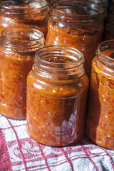ajvar - traditional Serbian food