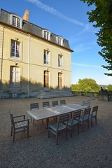 vue du parc du chateau