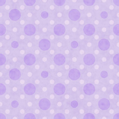 Purple and White Polka Dot Fabric Background