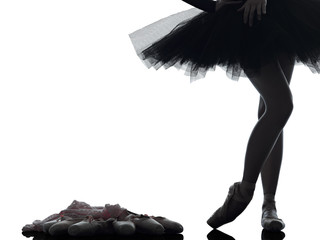 young woman ballerina ballet dancer dancing © snaptitude