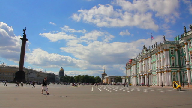 Hermitage and Palace Square in St. Petersburg