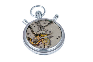 Stopwatch works isolated