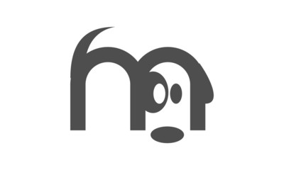 Concept logo dog