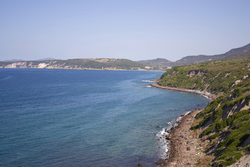 Fototapeta na wymiar Panorama na Sardynii
