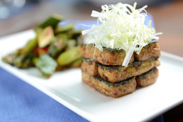 fried tofu steak