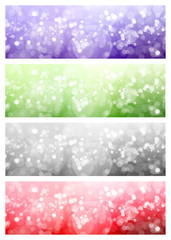 Abstract light background with bokeh pattern