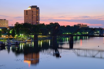 Fototapeta premium Augusta, Georgia Skyline