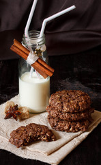 Cookies and milk.