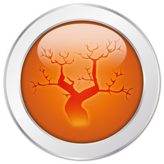 Halloween Baum Button