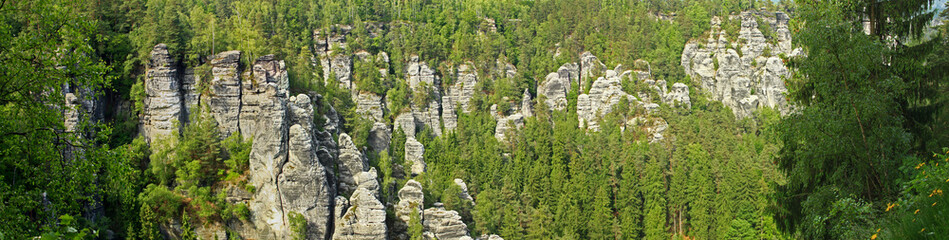 Panorama Elbsandsteingebirge