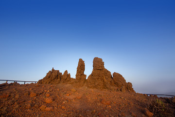 Fototapeta premium Roque de los Muchachos stones in La Palma