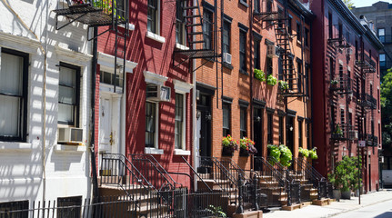 Houses on Gay Street, New York City