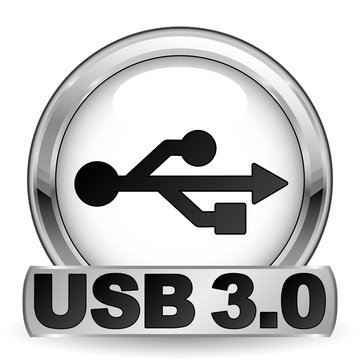 USB 3.0 ICON Stock Vector | Adobe Stock