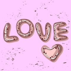 Love card bakery style