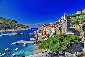Foto auf Acrylglas Ligurien erstaunliches Portovenere, ligurische Küste. Italien