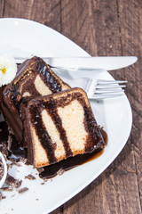 Chocolate Cake on a plate