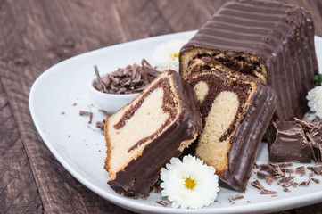 Chocolate Cake on a plate