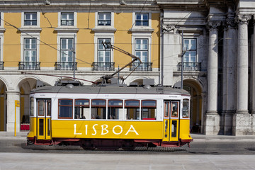 Naklejka na ściany i meble Lisboa Tramwaj