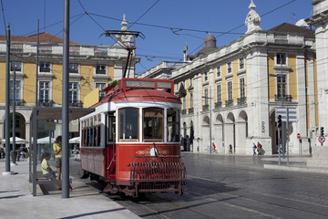 Fototapeta na wymiar Lisboa Tramwaj