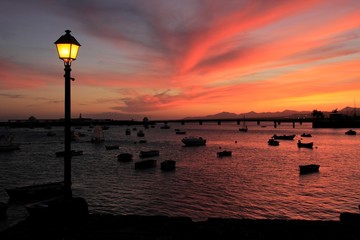 atardecer
