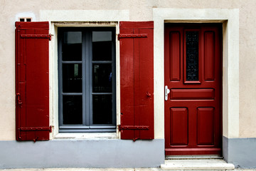 beautifully framed ancient window