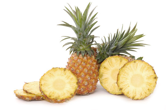 Nice fresh sliced pineapples