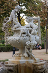 Obraz premium statua parco barcellona