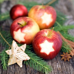 Weihnachtszeit, Äpfel