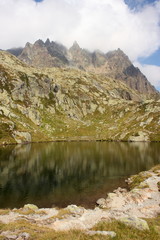 glacial lake in Rhone-Alpes