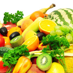 collection fruit and vegetable