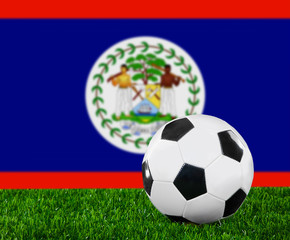 Naklejka premium The Belize flag
