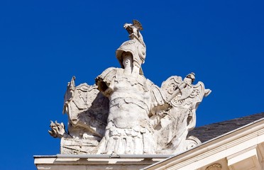 Fototapeta na wymiar ornament, pancerz, Pałac Książąt (Dijon Bourgogne)