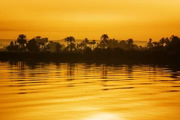 Gordijnen Nile Sunset © GVision