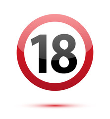 Under eighteen sign