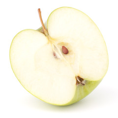 green apple half