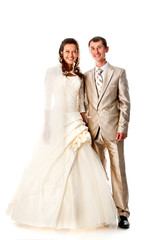Fototapeta premium bride and groom