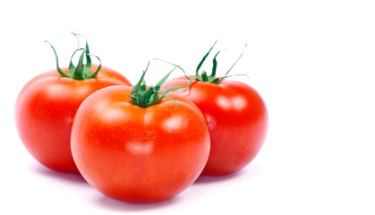 tomato on white