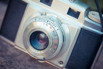 Old vintage camera