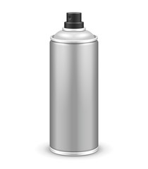 Gray Aerosol Spray Metal 3D Bottle Can