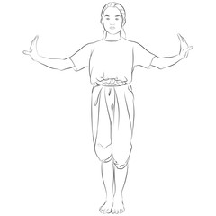 The Thai national dances