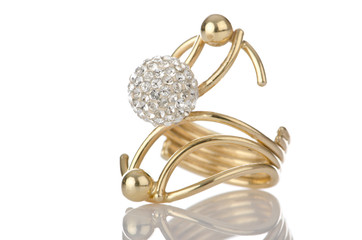 Ring isolated on white background