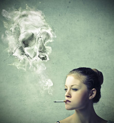 Obraz premium Smoking