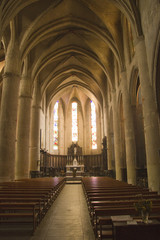 Obraz premium Inside Lombez Cathedral