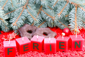 Weihnachten und Ferien