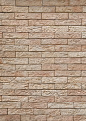 Backsteinmauer - Roter Sandstein